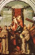 LICINIO, Bernardino Madonna with Child in Arms  s painting